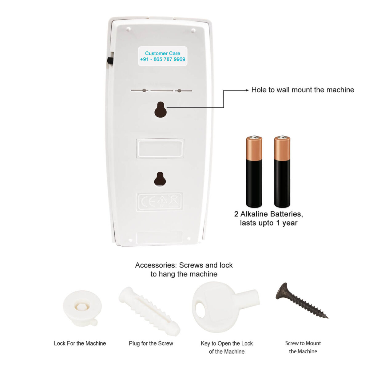Automatic Room Freshener - 3 Years Warranty - Digital Dispenser - Image 5