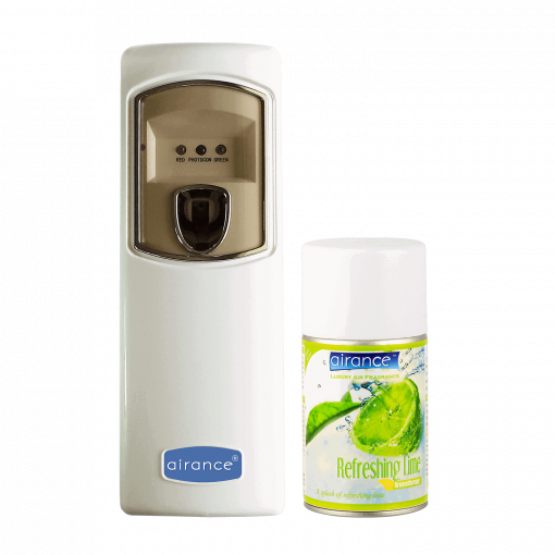 Automatic Room Freshener Machine LED With Refill Refreshing Lime